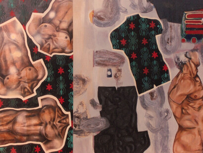 Miguel Hernández Bastos; Hombre escindido y torsos, 1996 (detalle)