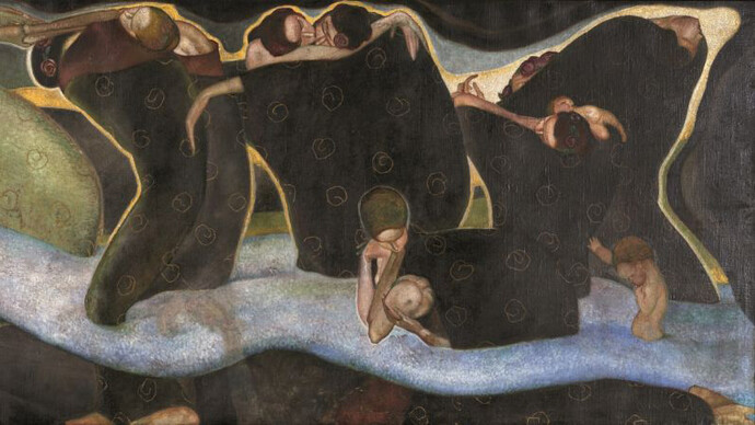 Tone Kralj, The evening of life (detail), 1921. Courtesy of National Gallery of Slovenia
