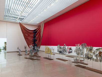 Anna Boghiguian, Exhibition view. Courtesy of Carrè d'Art