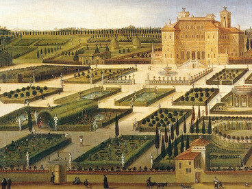 Joseph Heintz il Giovane, Veduta di Villa Borghese, 1625, collezione privata