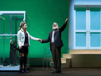 Around l’avaro, view of the performance. Courtesy of Teatro Donizetti