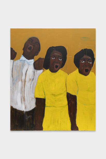 Alvin Armstrong,
The Listening Skies, 2023.
Acrylic on canvas,
60 x 72 in,
152.4 x 182.9 cm. Courtesy of the artist and Micki Meng Gallery