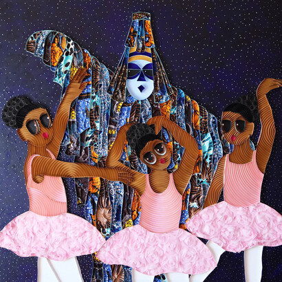 Ayobola Kekere-Ekun, On wednesdays we do ballet, 2026. Courtesy of Rele Gallery