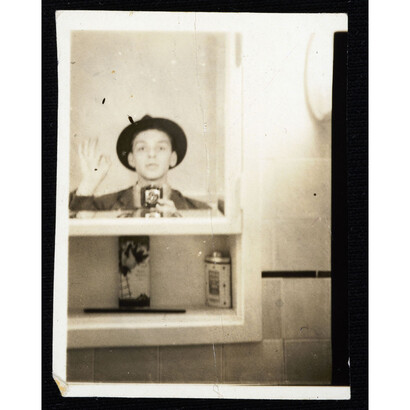 “Selfie” in the Medicine Cabinet, c. late 1930’s
© Sinatra Family Archives