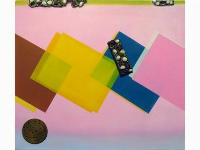 Paul Branca, Untitled (Nutbar), 2013, oil on canvas, 24 1/4 x 27 in. Courtesy Scaramouche, NY.