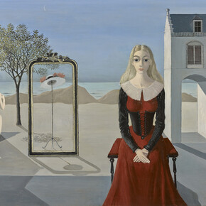 Paul Delvaux. The Retreat, 1973. Private Collection