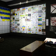 No hay niños, hay gente, vista de exhibición. Cortesía del Museo de la Memoria y los Derechos Humanos