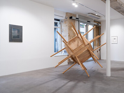 Jorge Macchi, Navigation privée, vue de l'exposition. Avec l’aimable autorisation de la Galleria Continua
