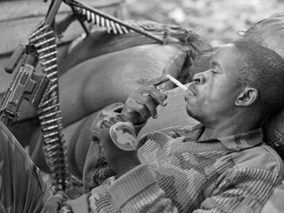 A soldier in the Congo