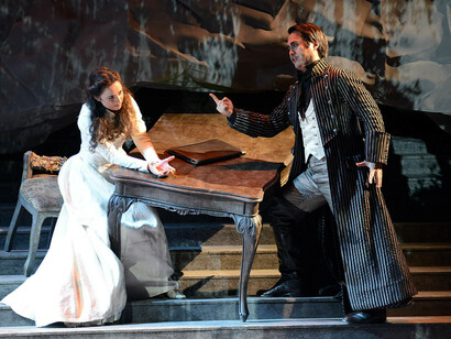 Una scena di Lucia di Lammermoor