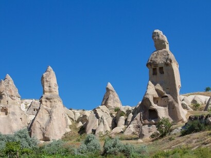Le abitazioni nella roccia della Cappadocia