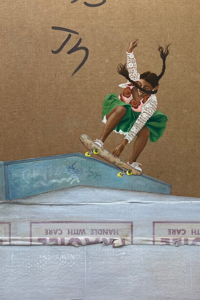 Yvette Molina, Freedom being 8, 2025. Courtesy of Trotter&Sholer Gallery