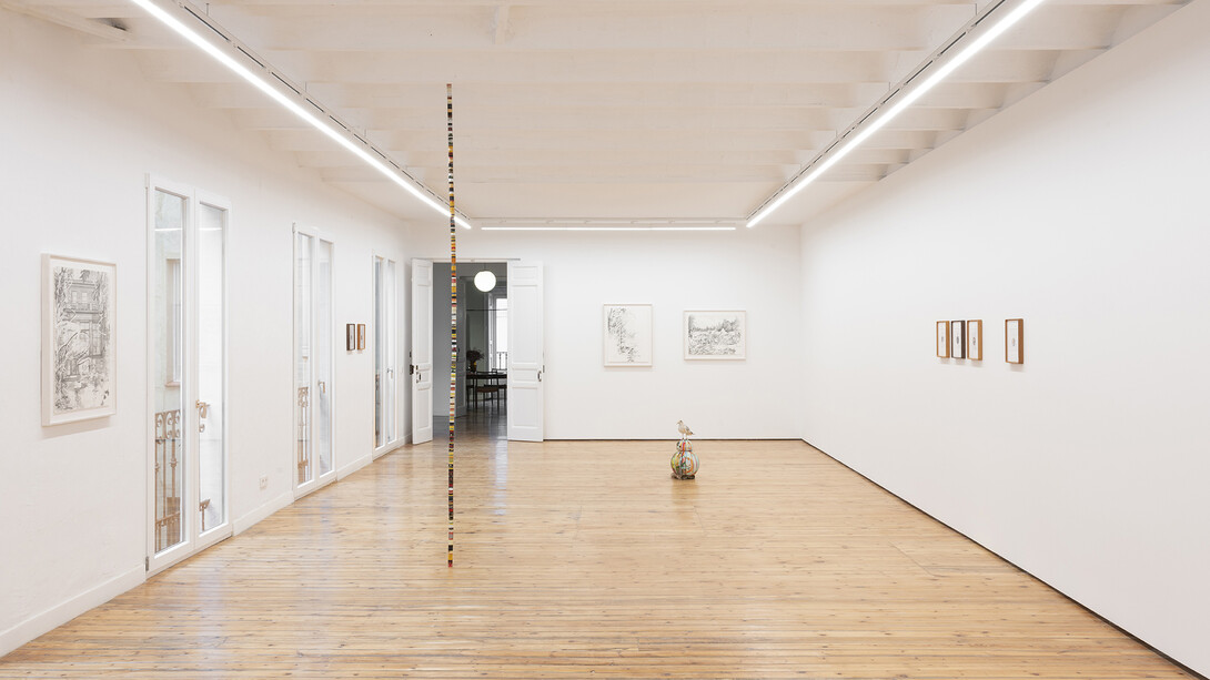 Joseph Grigely y Amy Vogel, When things fall apart, vista de exhibición. Cortesía de Prats Nogueras Blanchard. Foto de Roberto Ruiz