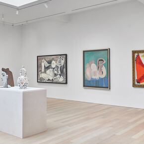 Picasso: tête-à-tête, exhibition view. Courtesy of Gagosian Gallery