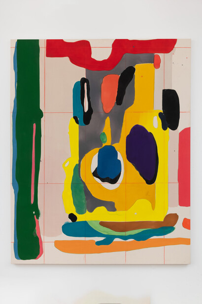 Fitfh Wave, 2020
acrylic and crayon on canvas
190.5 × 152.4 cm, 75 × 60 in.
Courtesy the Artist and Xavier Hufkens, Brussels
photo credit: HV-studio
