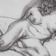Lucian Freud and Frank Auerbach. Courtesy of Museum Städel