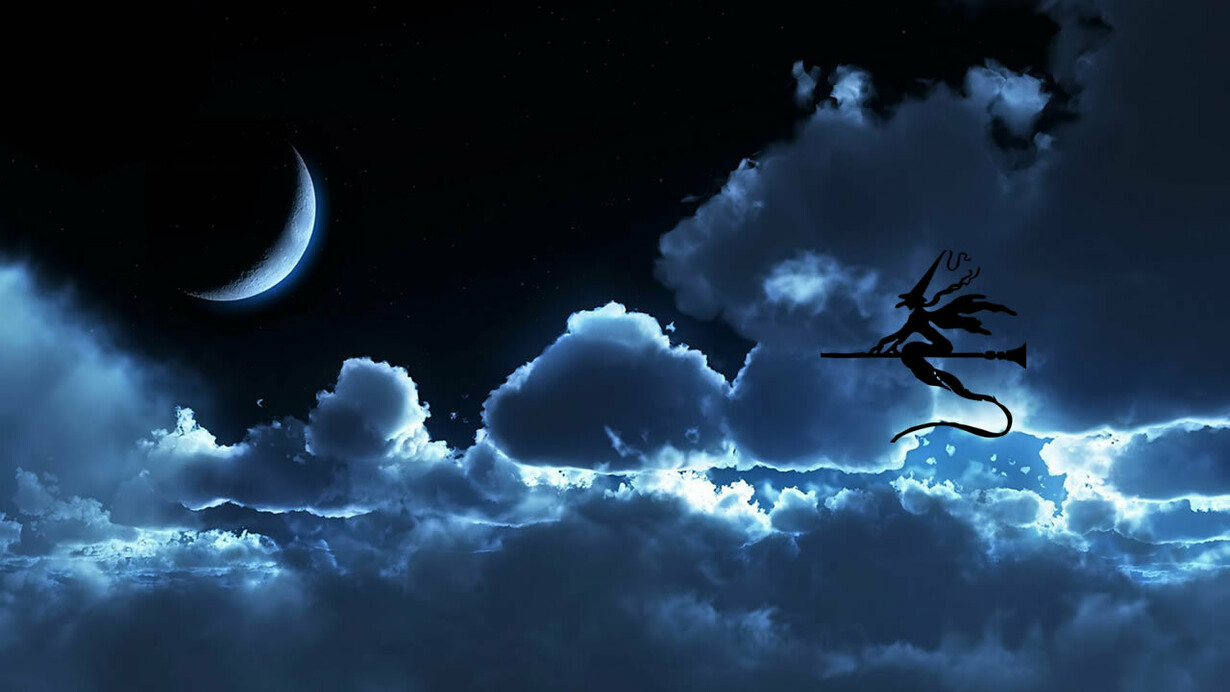 Il viaggio della Befana sulla scopa