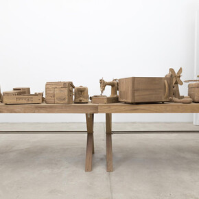 Sudarshan Shetty, Future remains, exhibition view. Courtesy of Galerie Krinzinger