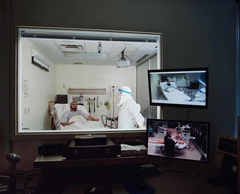 Ebola from the series Bedside Manner, 2015 © Corinne May Botz and Benrubi Gallery, NYC 