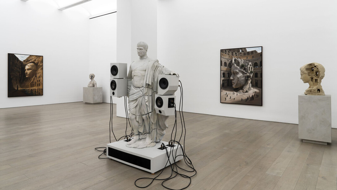 Daniel Arsham, Various thoughts, exhibition view. Courtesy of Galleries Perrotin