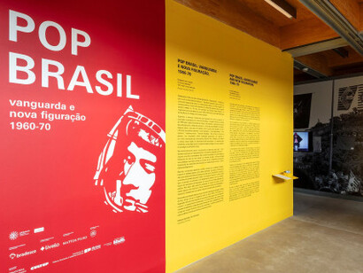 Vários artistas, Pop Brasil: vanguarda e nova figuração, 1960-70, vista da exposição. Cortesia da Pinacoteca