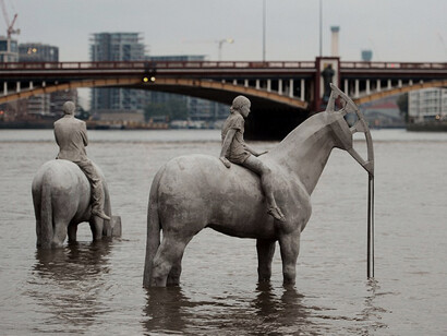 Jason deCaires Taylor, «La marea creciente», 2015