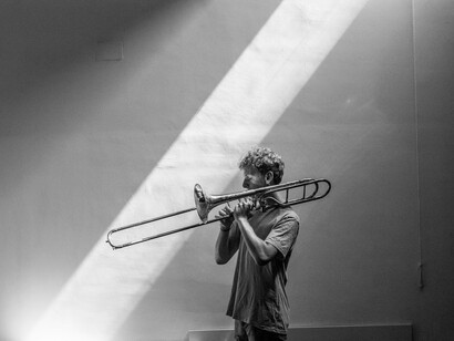 Solista della European Spirit of Youth Orchestra, foto Andrea Semplici