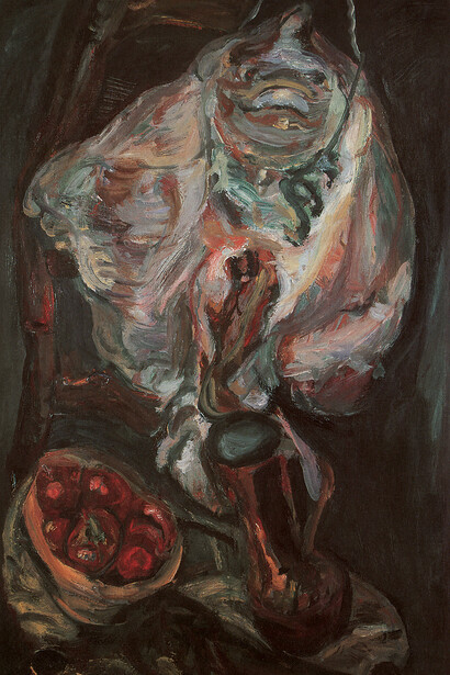 Chaïm Soutine, La Raie, vers 1922. Huile sur toile, 81 x 47,5 cm. Musée Calvet, Avignon