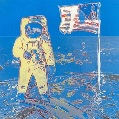 Andy Warhol, Moonwalk (FS IIB.404-405), 1987. Courtesy of Taglialatella Galleries