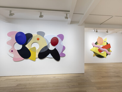 View of the exhibition "Two Purple Tigers", at Perrotin Seoul © Photo: Youngha Cho. Courtesy of the artist & Perrotin