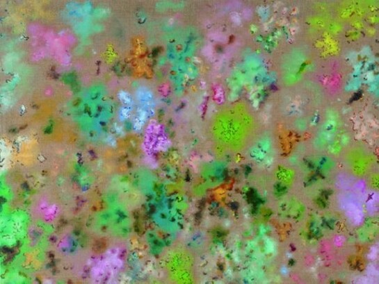 Cai Jin, Landscape No.17, 2008, Oil on canvas, 59 x 59 in