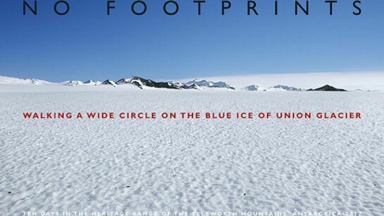 Richard Long, No Footprints, 2013, Offset Lithograph, 63 x 45.6 cm