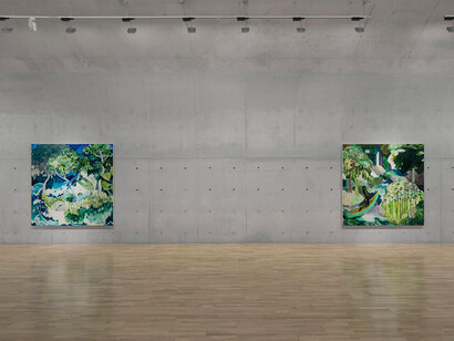Along the riverbank, exhibition view. Courtesy of Long Museum