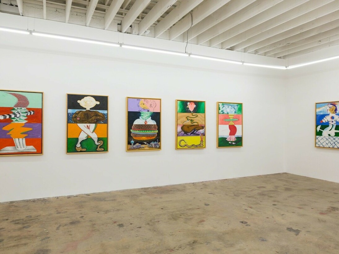 Ray Smith Studio, Exhibition view. Courtesy of Nina Johnson 