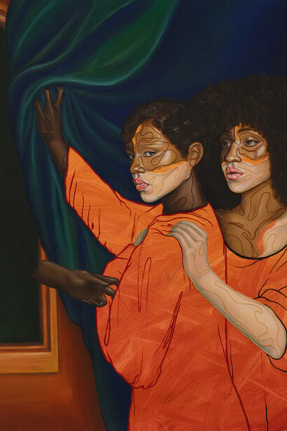 Rugiyatou Ylva Jallow, Veil between worlds. Courtesy of PhillipsX