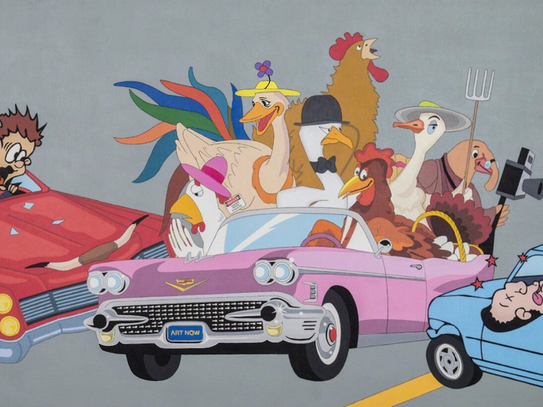 Chicken Little and the Culture of Fear, Exhibition view. Courtesy of Ronald Feldman Fine Arts