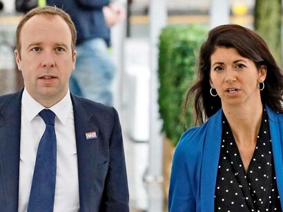 Matt Hancock and Gina Coladangelo caught in infidelity scandal