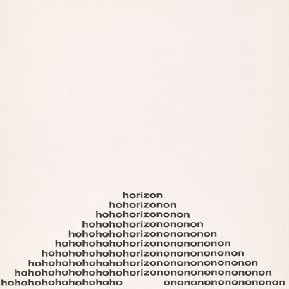 Concrete Poetry. Courtesy of  J. Paul Getty