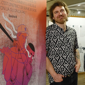 Nicolas Pitz, Okay for now, exhibition view. Courtesy of the Comics Art Museum