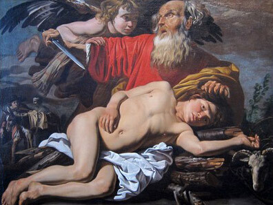 Mathias Stomer, Sacrifice d'Isaac, (XVIIe siècle)