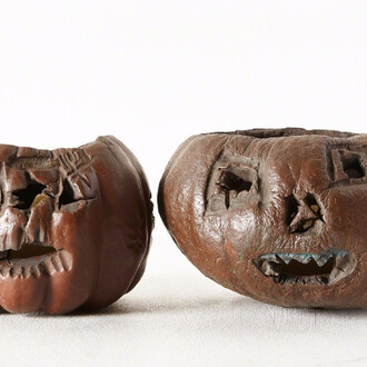 Keeper of Heads by Des Hughes. Courtesy of Martin Asbæk gallery