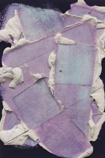 Hill, Patrick, Witchy Poo, 2013, Concrete, dye on canvas and panel, 40.6 x 30.5 cm, Courtesy of The Approach, London