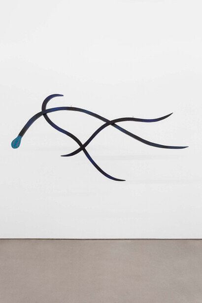 What is it that has etched itself into you? #2
2020
oil and acrylic on papier-maché and cardboard
75 × 172 × 6 cm
