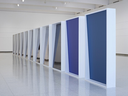 Installation view of the exhibition Liz Deschenes: Gallery 7, 2014-2015, Photo: ©Walker Art Center