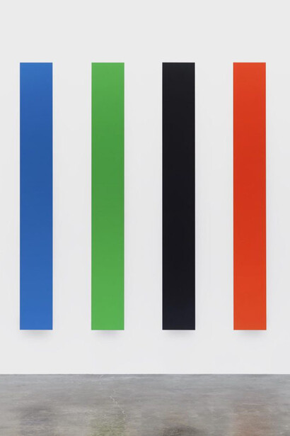 Ellsworth Kelly, Blue green black red, 1989. Courtesy of Parrish Art Museum