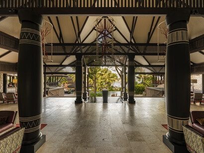 Interior design at Constance Lemuria in Praslin, Seychelles