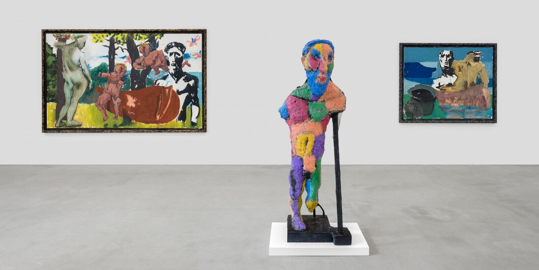 Markus Lüpertz, Exhibition view. Courtesy of Almine Rech gallery