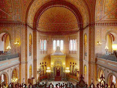 La Sinagoga di Firenze, interno