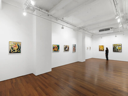 Dusti Bongé, Portals and passages, surrealist works from the 1940s to 1950s, exhibition view. Courtesy of Hollis Taggart