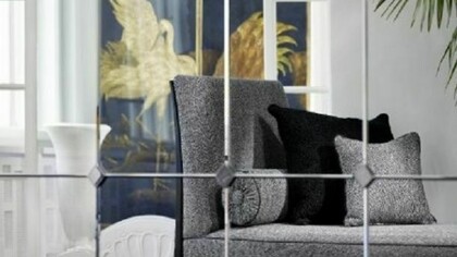 Patrick Hellmann´s decoration in black, grey, white and silver